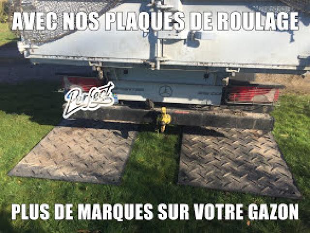 Plaques de roulage